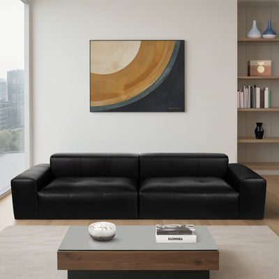 121 Lounge Ii Sofa, Black 2bx