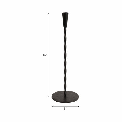 15x5 Twisted Taper Holder, Black