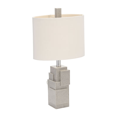 Resin 22 Blocks Table Lamp,gray