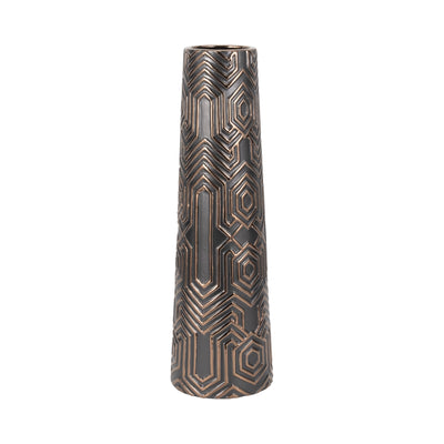 26 Rialto Oversized Contemporary Vase, Black