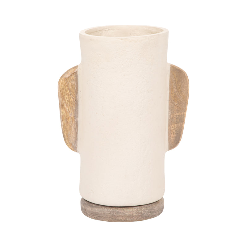 Ecomix, 13 Organic Vase, Ivory