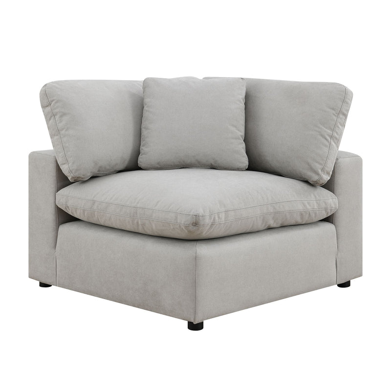 Cloud 9 Light Grey Corner With 1 Pillow