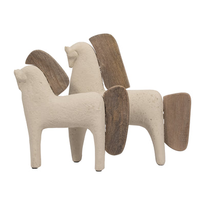 Ecomix, 14 Horse Deco, Ivory