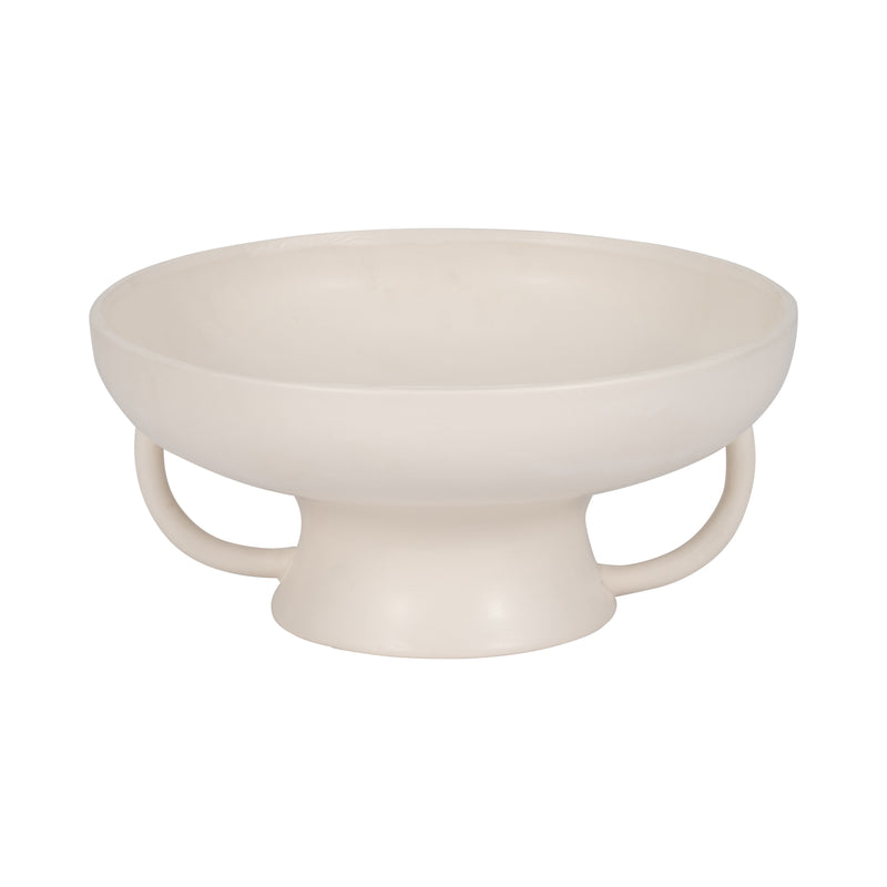 CER, 12 BOWL W HANDLES ON STAND, COTTON