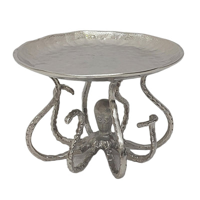 14 Octopus Holding Up Bowl, Silver