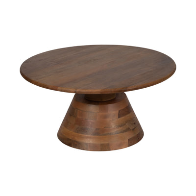 34 Tapered Wood Coffee Table, Natural