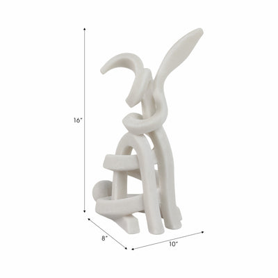 16 Ninove Quartz Resin Bunny Statuary