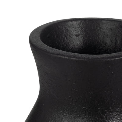 TERRACOTTA, 19 ORGANIC VASE, BLACK