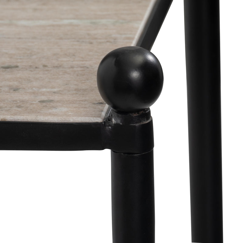 Metal, 44 Elliot Console Table, Black, K/d