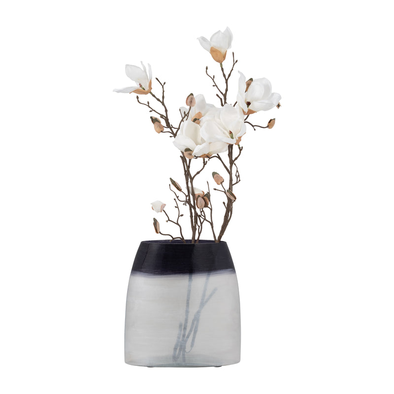 GLASS, 11 OMBRE VASE, BLUE