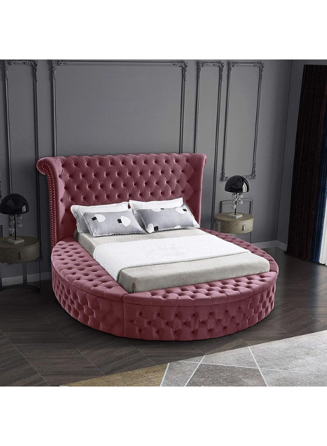 In House | Lotus Bed Frame Velvet - 200x160 cm