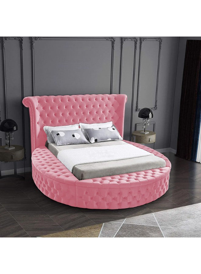 In House | Lotus Bed Frame Velvet - 200x180 cm