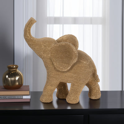 12 Beaded Elephant, Gold