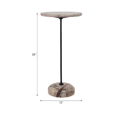 24 Rennon Marble Accent Table