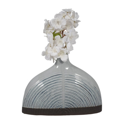 CER, 8 HALF DOME ARCH VASE, BLUE