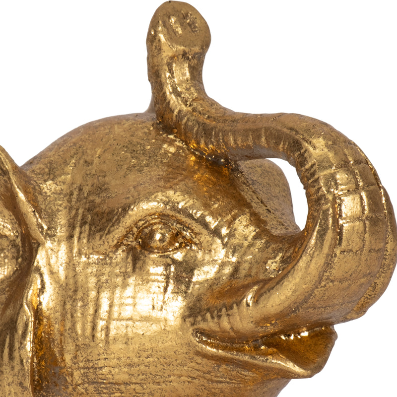 7 Sitting Elephant, Gold