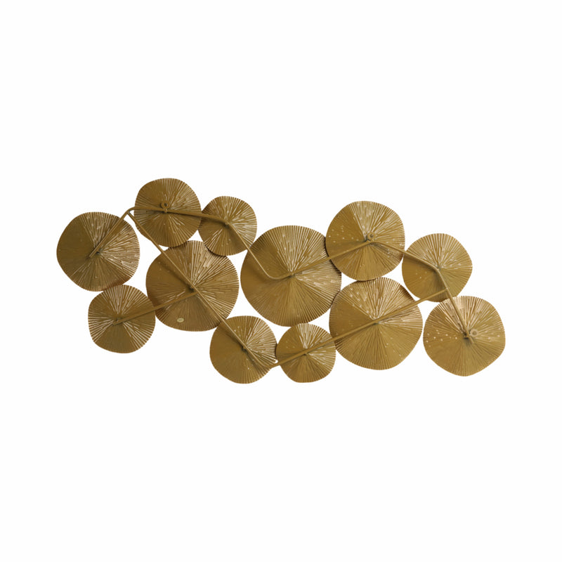 39 Gold Layered Discs Metal Wall D?cor, Gold