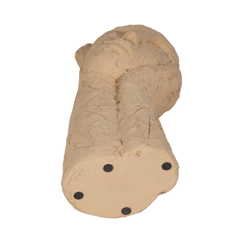 11 Resting Head On Hand Figure, Tan