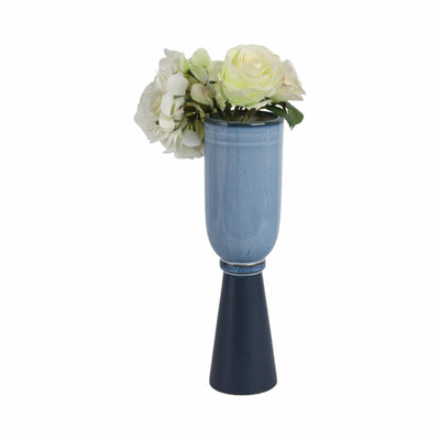 14 Marion Medium Blue Vase