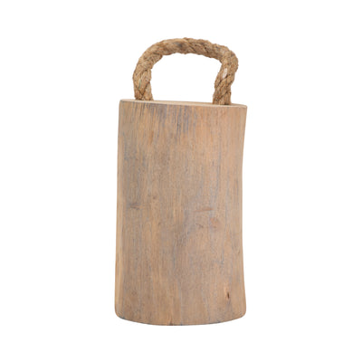 Wood, 10 Door Stopper W/ Handle, Natural