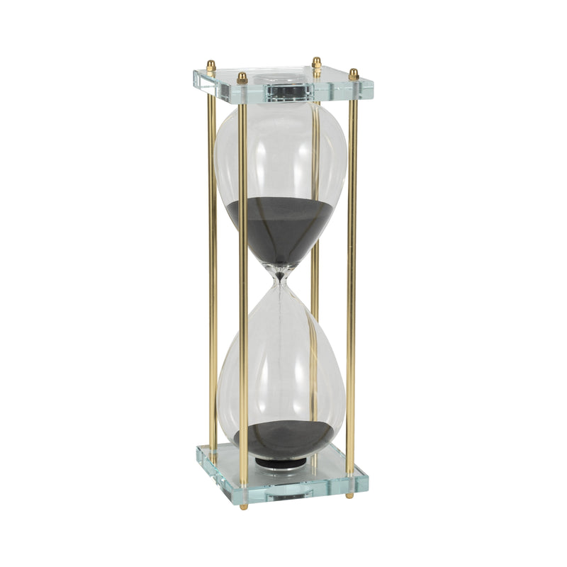 18 Reynolds Small Black & Gold Hourglass