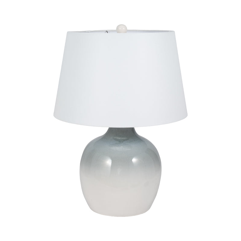 27 Reactive Finish Table Lamp, Blue/white