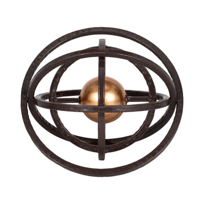 10 Armillary Orb, Black/gold