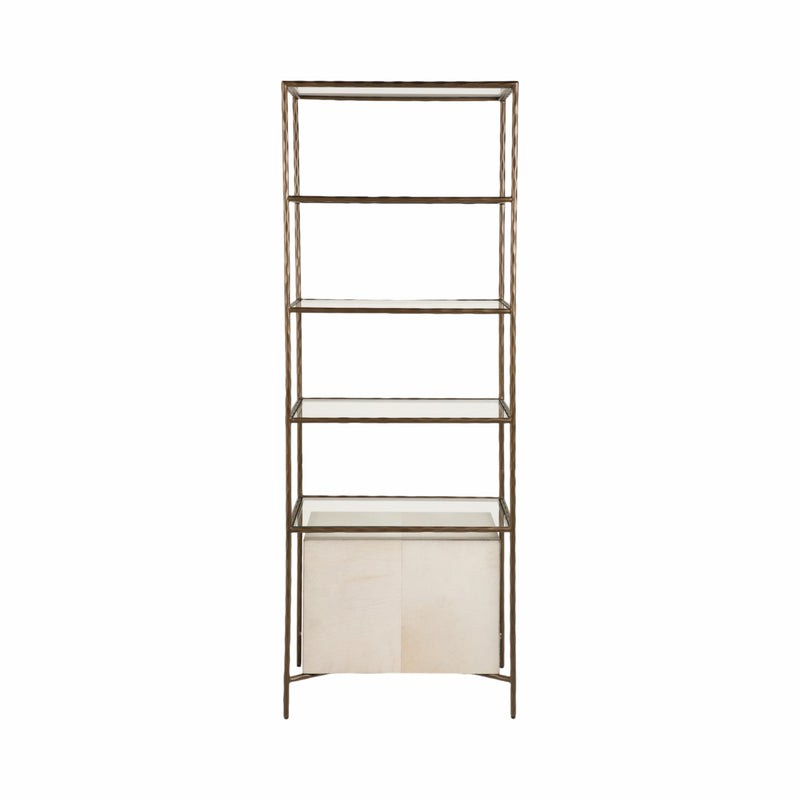 30 Azamara Real Hide Etagere Shelf