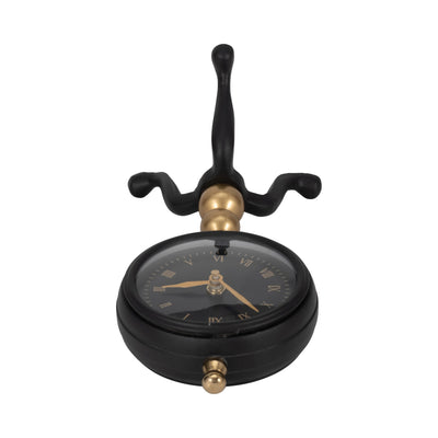 10 Addison Gold And Black Desk Clock