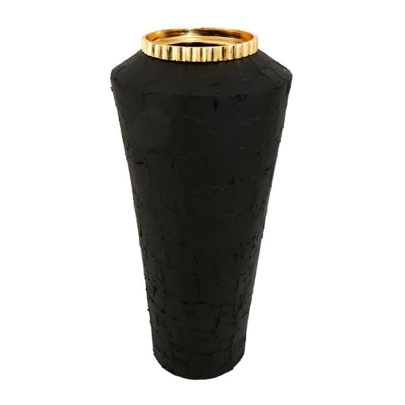 27 Canvon Large Black Ecomix Vase