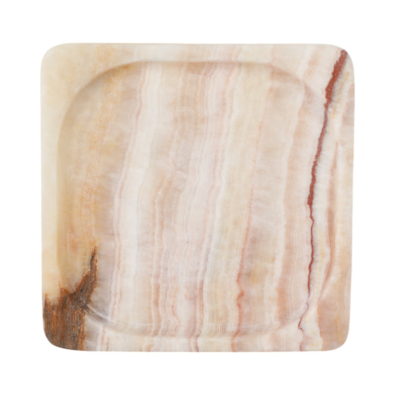 7 Honey Onyx Deco Tray