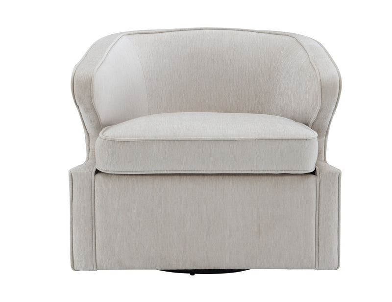 32 Karlsson Swivel Accent Chair, Ivory