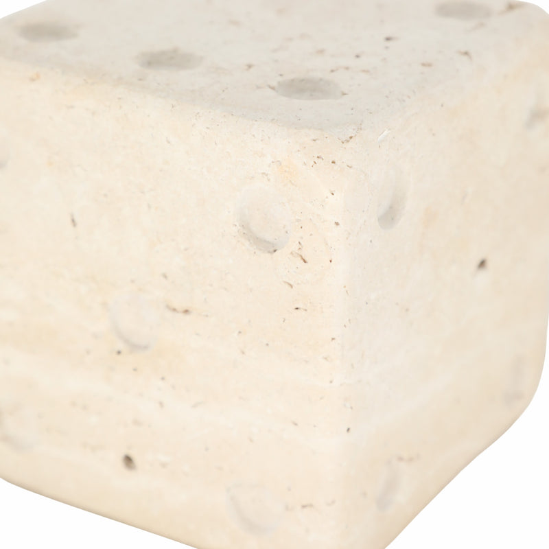 S/2 3/4 Mistry Travertine Dice