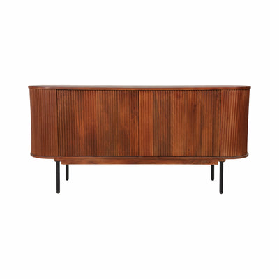 63 Rounded Ridges Sideboard, Brown