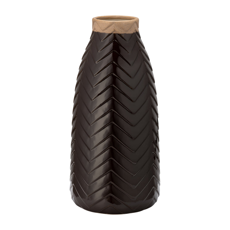 CER, 18 CHEVRON VASE, JAVA