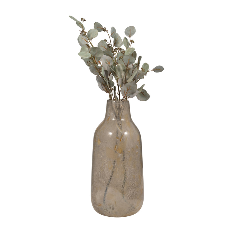 18 FOLEY LARGE NATURAL GLASS VASE