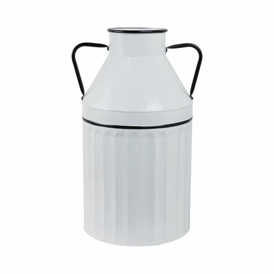 METAL 24H MILK BUCKET, WHITE