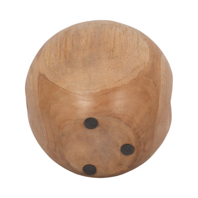 Teak, 8 Round Candle, Natural