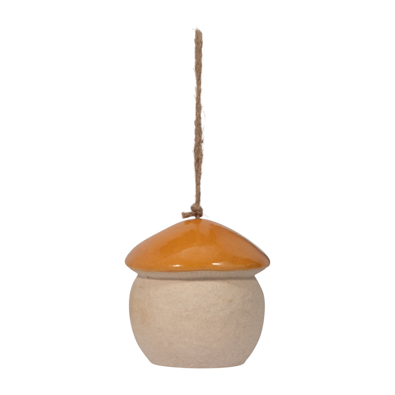 CER, 6 ROUND BIRD FEEDER, DARK ORANGE