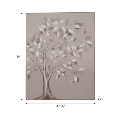 47x59 Tangra Tree Dimensional Plaster Wall Art