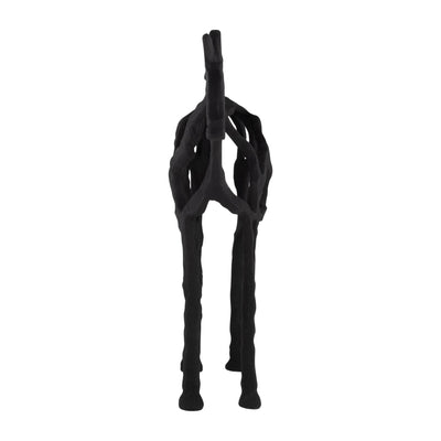 METAL,14H, HORSE ILLUSION SCULPTURE,BLACK