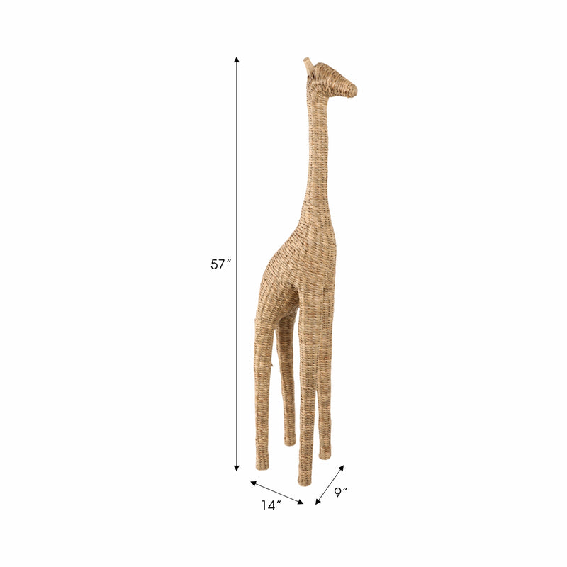 57 Woven Mendong Giraffe, Natural