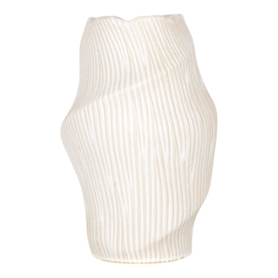 17 TIHANY LARGE CREAM  VASE