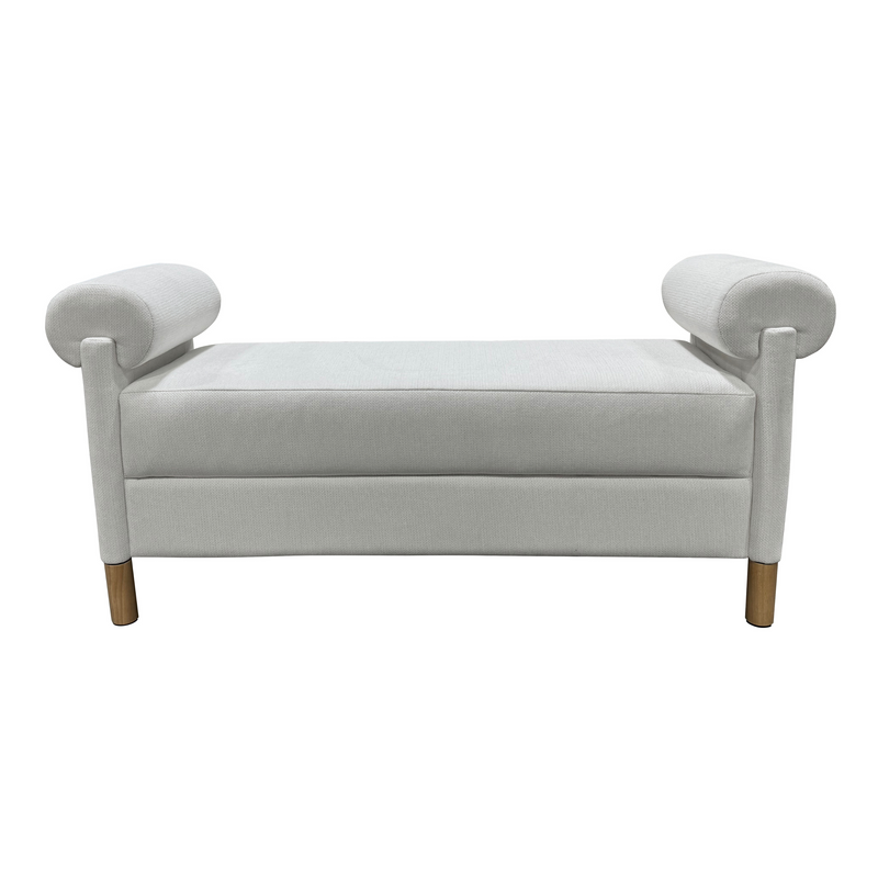 Regency Retreat White Bench x W139