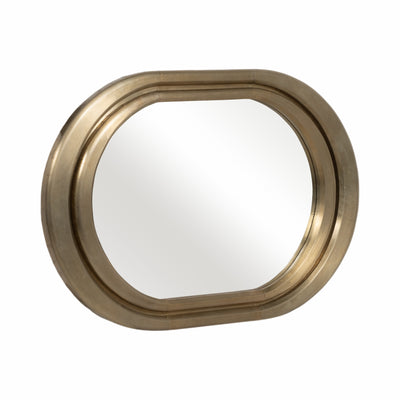 40x28 Sabel Oval Champagne Clad Mirror