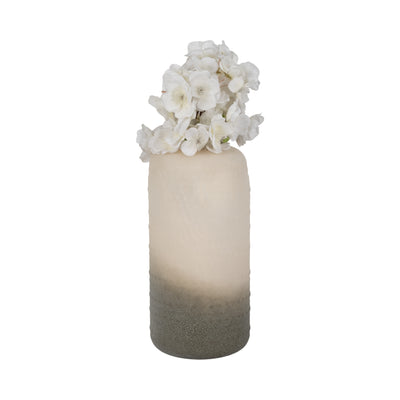 Glass 11 Textured 2-tone Vase,