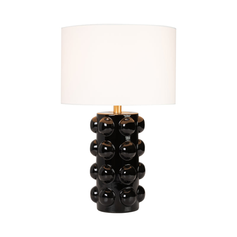 Ceramic 22 Bubble Table Lamp, Black