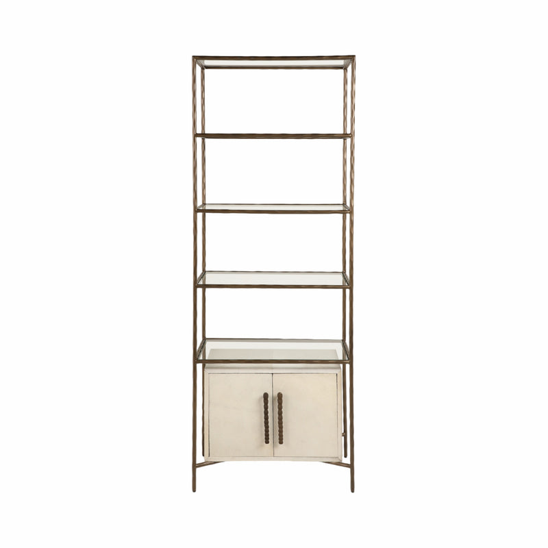 30 Azamara Real Hide Etagere Shelf