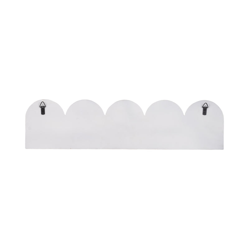 24 5-arch Wall Hooks, White