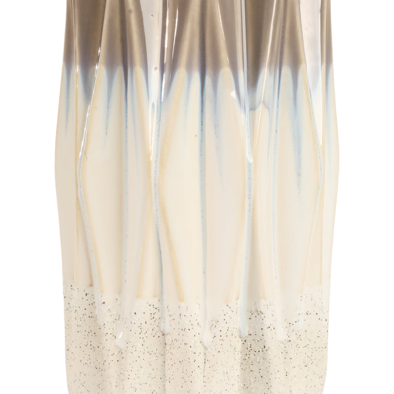 17 Calista Cream Glaze Large Vase